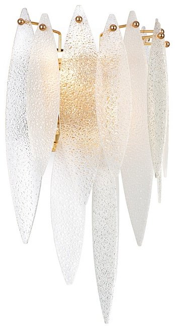 Бра настенный Freya Е14, золотистый, прозрачный купить,NaN