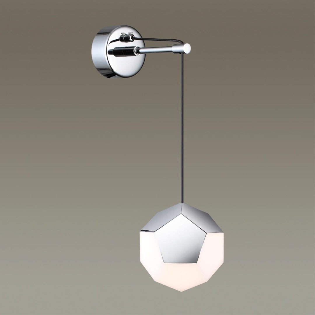 Бра настенный Odeon Light LED, белый, серебристый купить,NaN