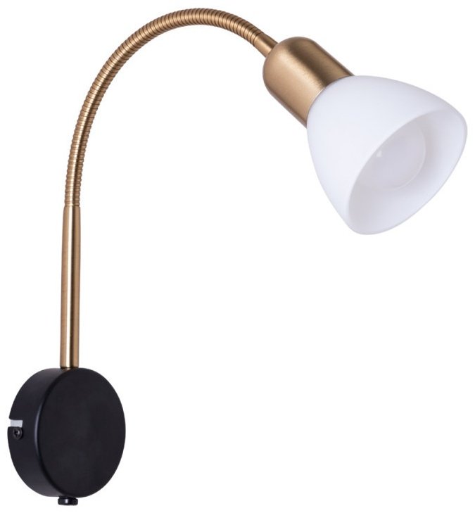 Бра настенный Arte Lamp Е14, черный купить,NaN