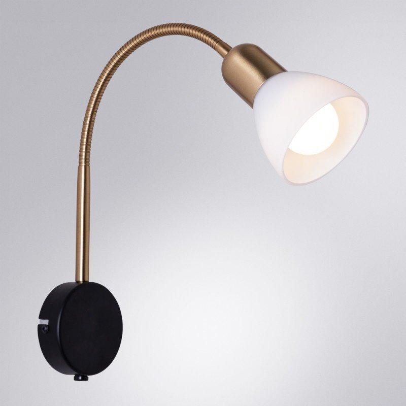 Бра настенный Arte Lamp Е14, черный купить,NaN