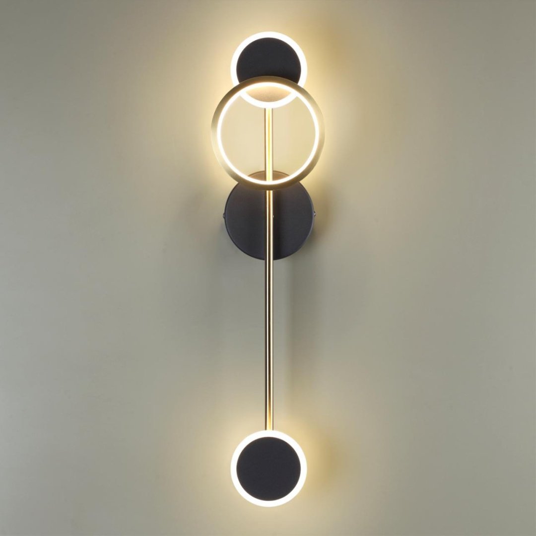 Светильник настенный Odeon Light LED 16 Вт золотистый купить,NaN