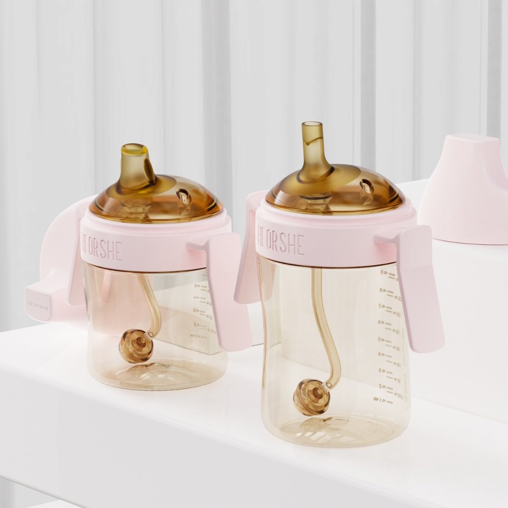 Поильник-непроливайка HEORSHE 7359408853248, пластик/силикон - ForteMarket Поильник-непроливайка HEORSHE 7359408853248, пластик/силикон купить,0