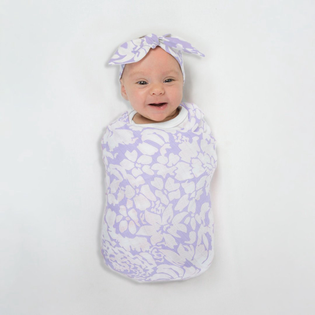 Пеленка текстильная Swaddle Designs Lovely Lavender &amp; Soft Pink SD-454L-LT, 3 шт, 120x120 см купить,NaN