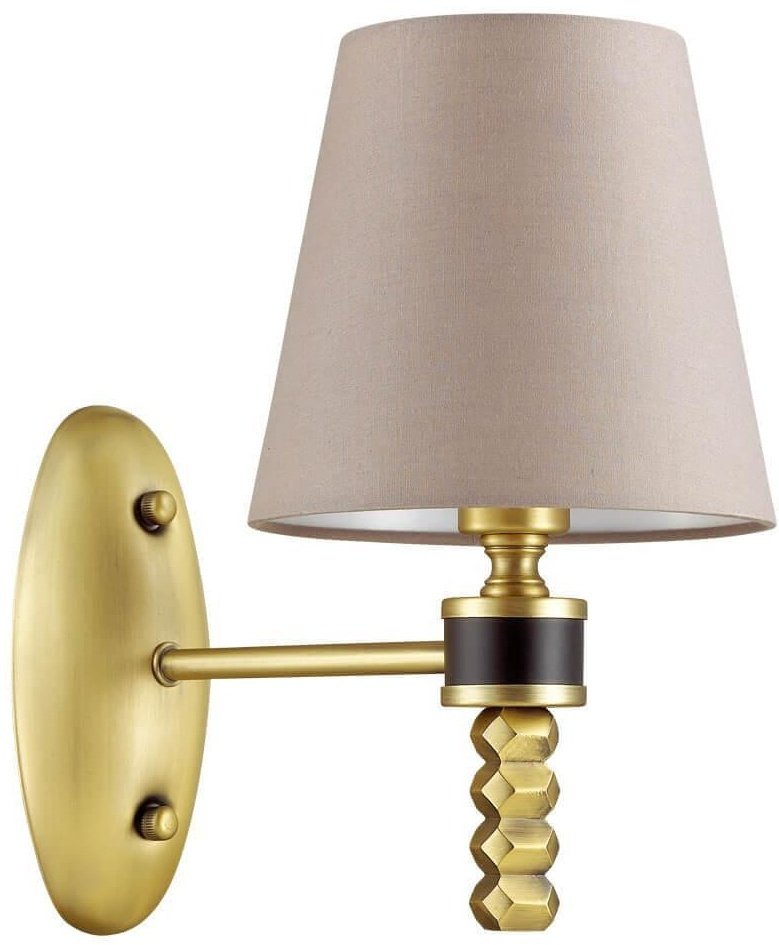 Бра настенный Lumion Е14, золотистый, бежевый купить,NaN