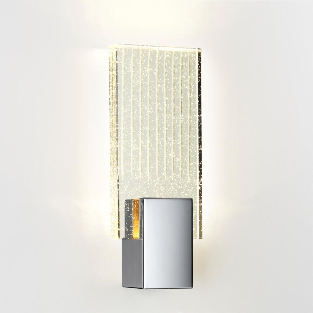 Бра настенный Odeon Light LED, прозрачный, хром купить,NaN