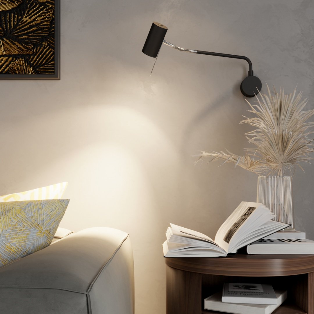 Бра настенный Odeon Light GU10, черный купить,NaN
