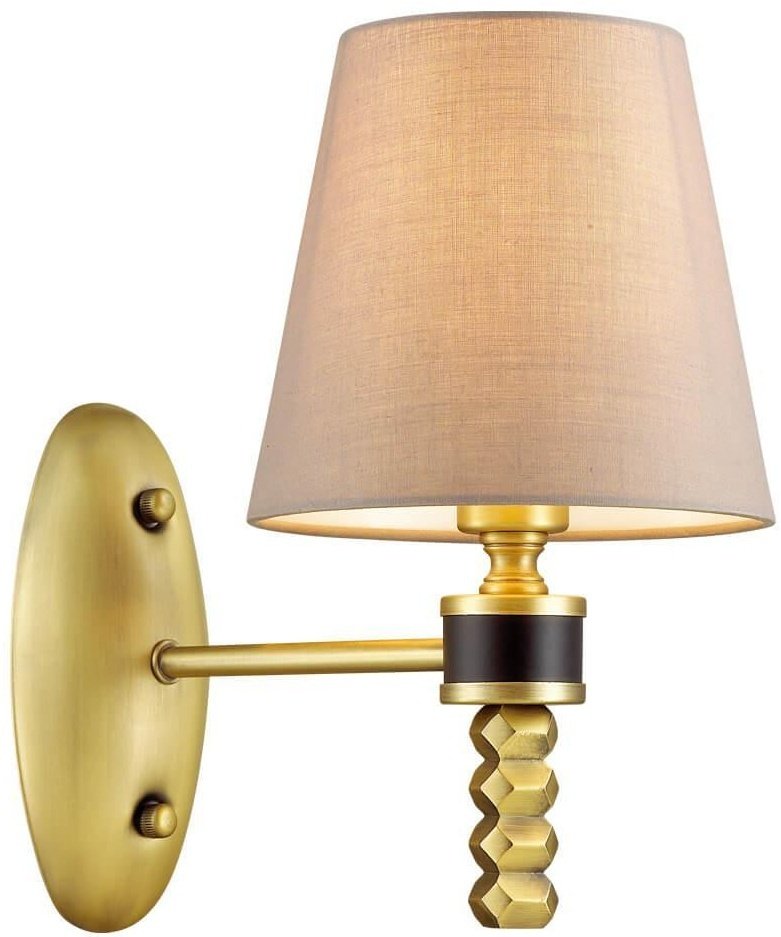 Бра настенный Lumion Е14, золотистый, бежевый купить,NaN