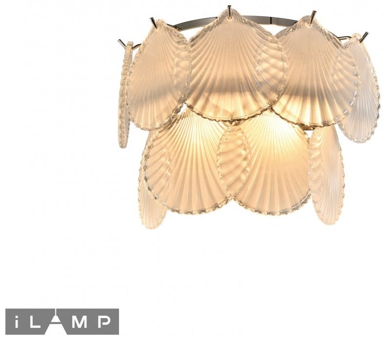 Бра настенный ILAMP E14, серебристый купить,NaN
