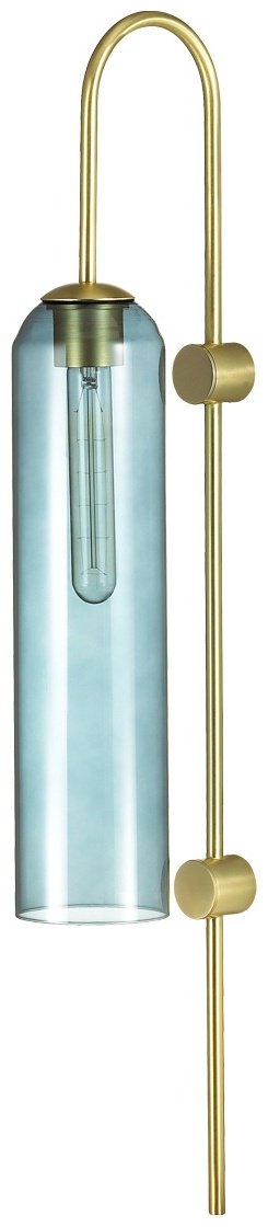 Бра настенный Odeon Light E27, золотистый, голубой купить,NaN
