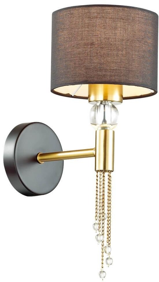 Бра настенный Lumion E27, черный купить,NaN