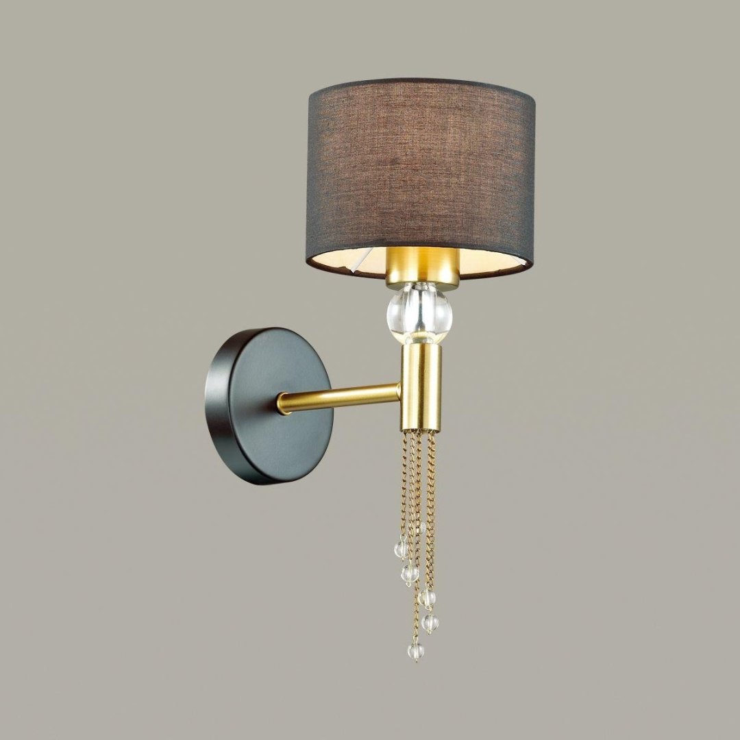 Бра настенный Lumion E27, черный купить,NaN