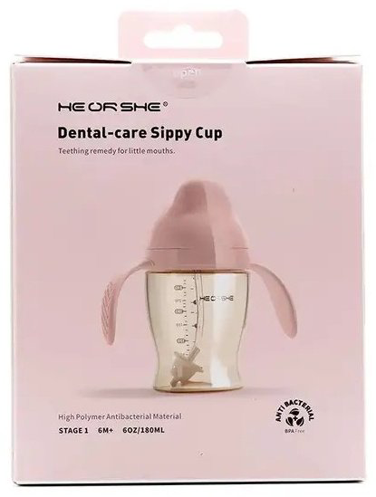 Бутылочка HEORSHE HOS18-01-003-SP 180 мл розовый