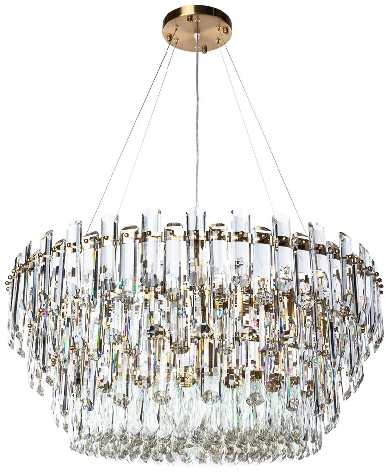 Светильник потолочный Divinare E14 40 Вт золотистый, прозрачный купить,NaN