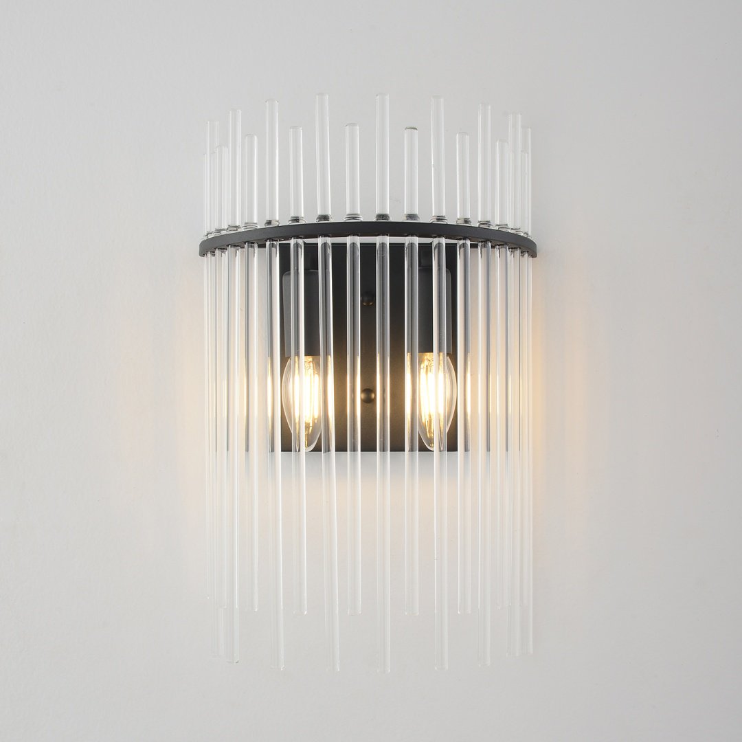 Светильник настенный Crystal Lux E14 40 Вт черный купить,NaN