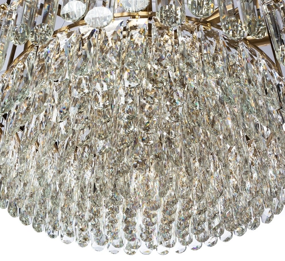 Светильник потолочный Divinare E14 40 Вт золотистый, прозрачный купить,NaN