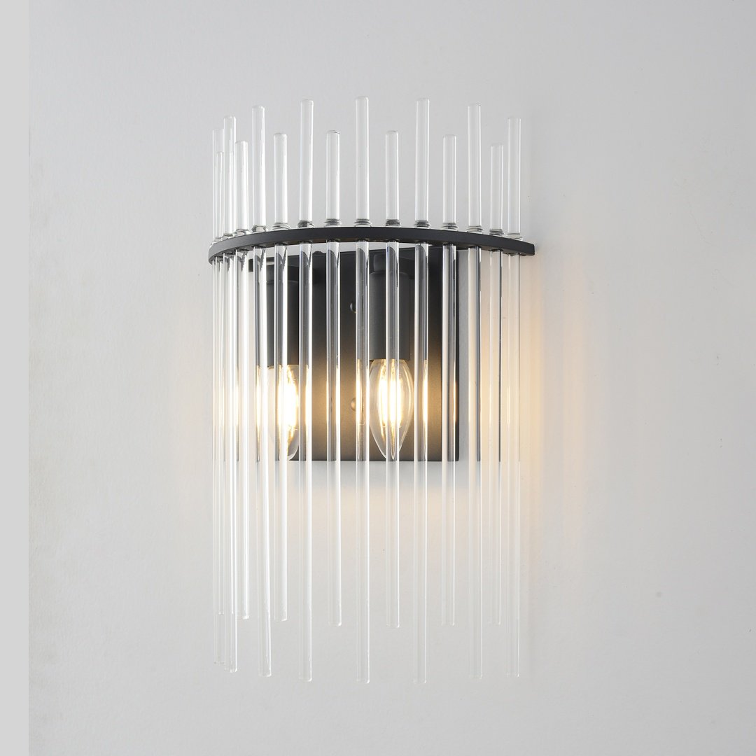 Светильник настенный Crystal Lux E14 40 Вт черный купить,NaN