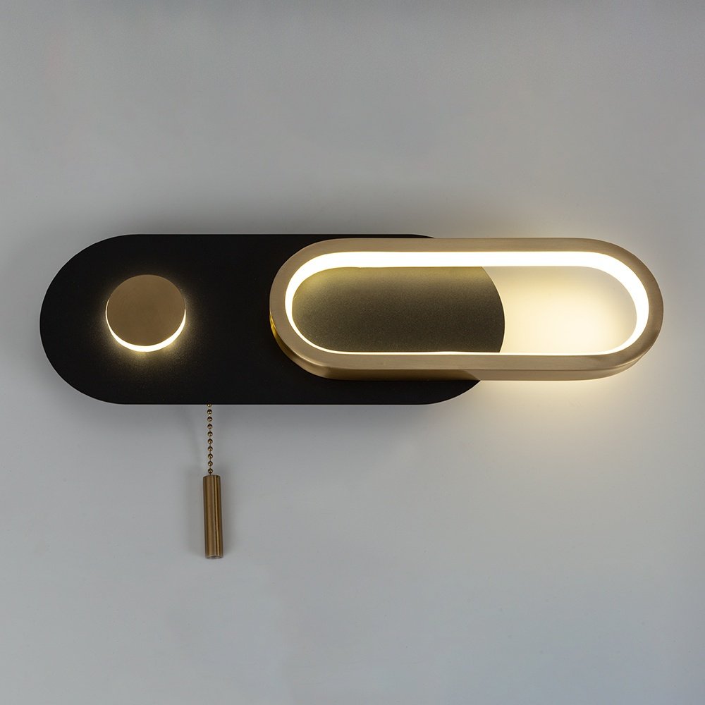 Бра настенный Arte Lamp LED, черный, белый купить,NaN