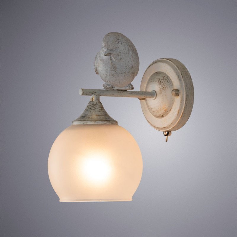 Бра настенный Arte Lamp E27, белый купить,NaN
