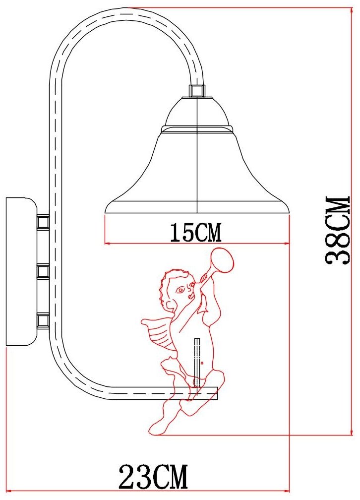 Бра настенный Arte Lamp Е14, золотистый, белый купить,NaN