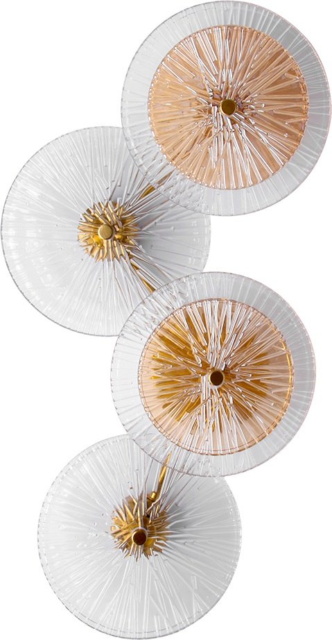 Бра настенный Arte Lamp LED, прозрачный, медный купить,NaN
