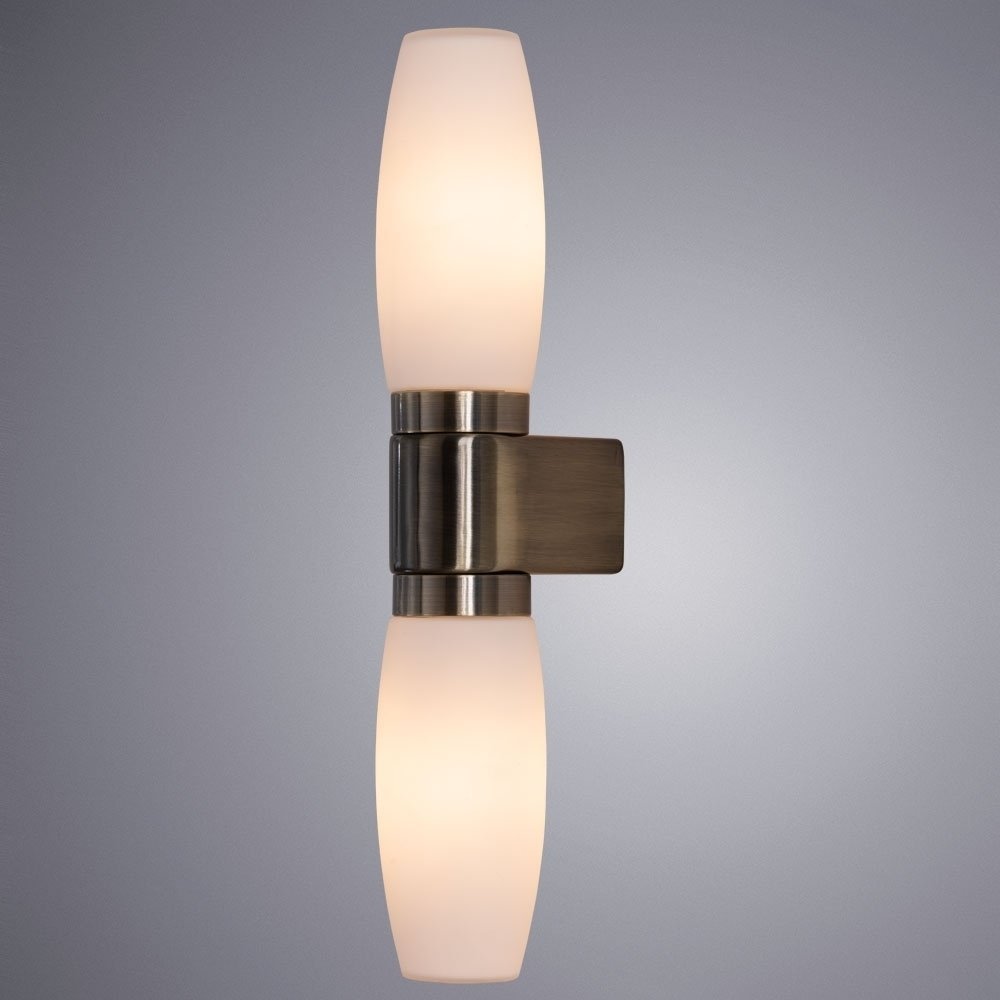 Бра настенный Arte Lamp Е14, белый, бронза купить,NaN