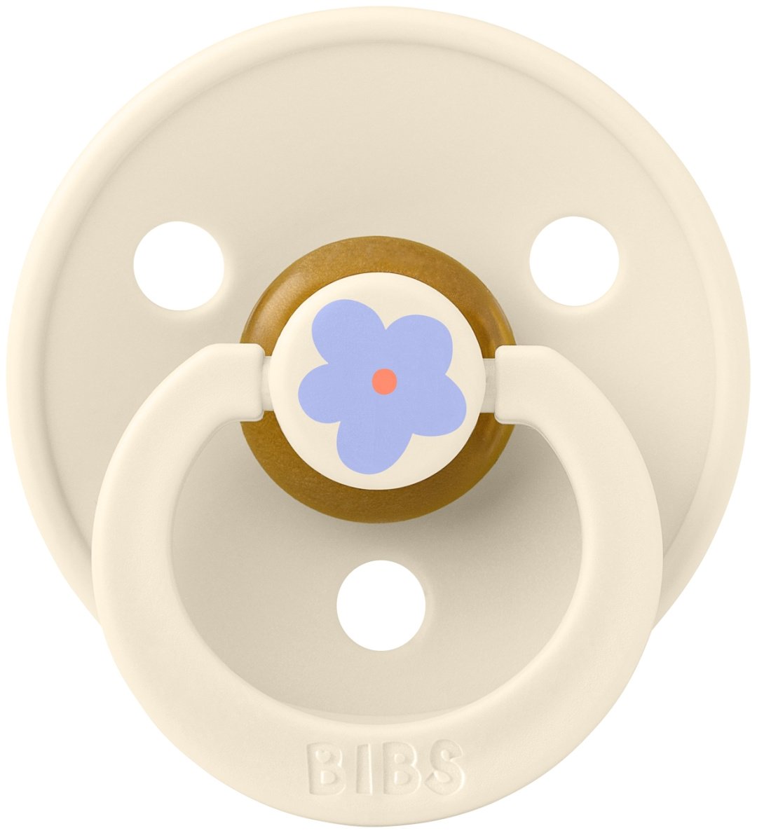 Пустышка BIBS Studio Colour Jasminе Ivory 6&#43; месяцев, 1 шт, мультиколор