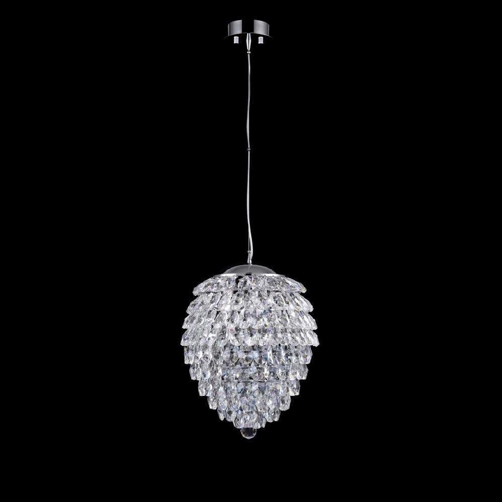 Светильник потолочный Crystal Lux E14 40 Вт серебристый, прозрачный купить,NaN