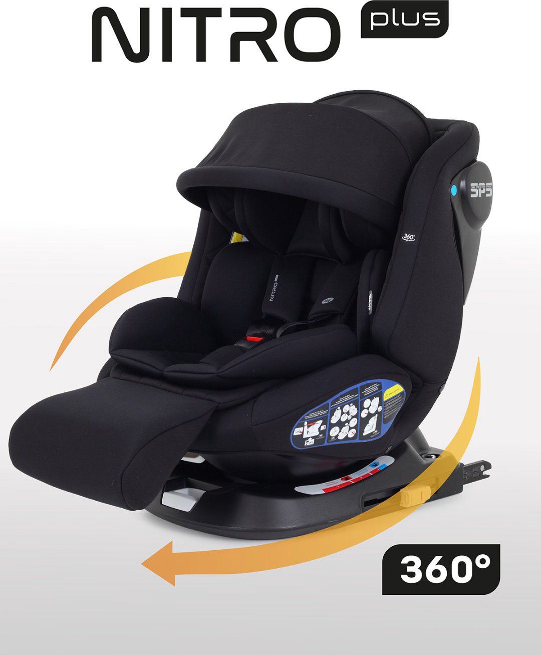 RANT Nitro plus 0/1/2/3 (до 36 кг) черный - ForteMarket RANT Nitro plus 0/1/2/3 (до 36 кг) черный купить,NaN