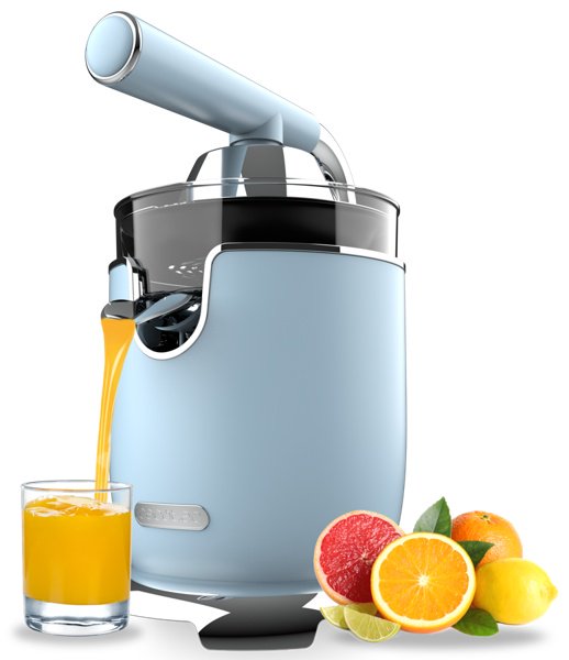 Соковыжималка Cecotec Xqueeze RetroJuice 1000 голубой