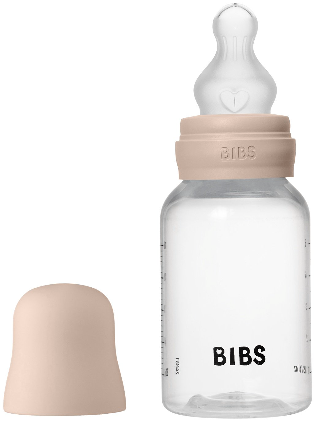 Бутылочка BIBS с силиконовой соской медленный поток BIBS Blush 150 мл 150 мл бежевый купить,NaN