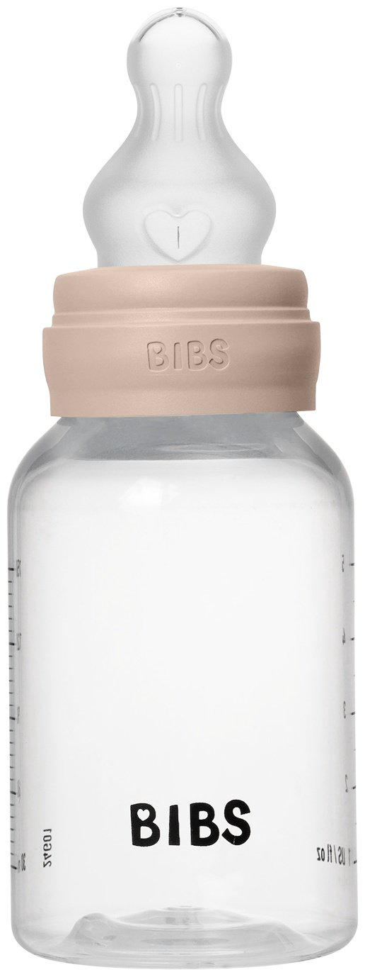 Бутылочка BIBS с силиконовой соской медленный поток BIBS Blush 150 мл 150 мл бежевый купить,NaN