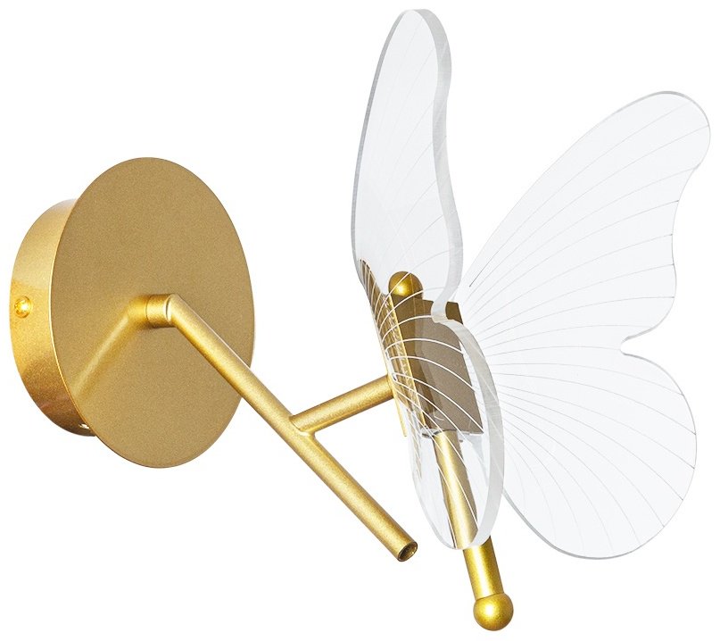 Бра настенный Arte Lamp LED, золотистый, прозрачный купить,NaN