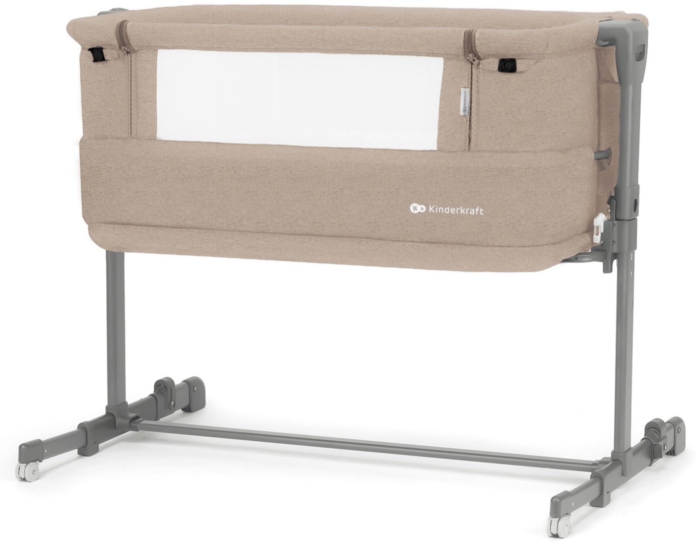 Манеж-кровать Kinderkraft NESTE GROW Beige, бежевый