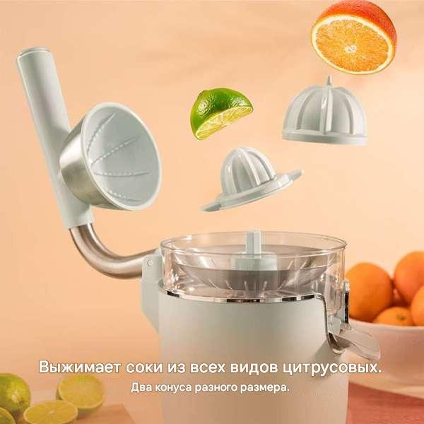 Соковыжималка Cecotec Xqueeze RetroJuice 1000 голубой купить,34980