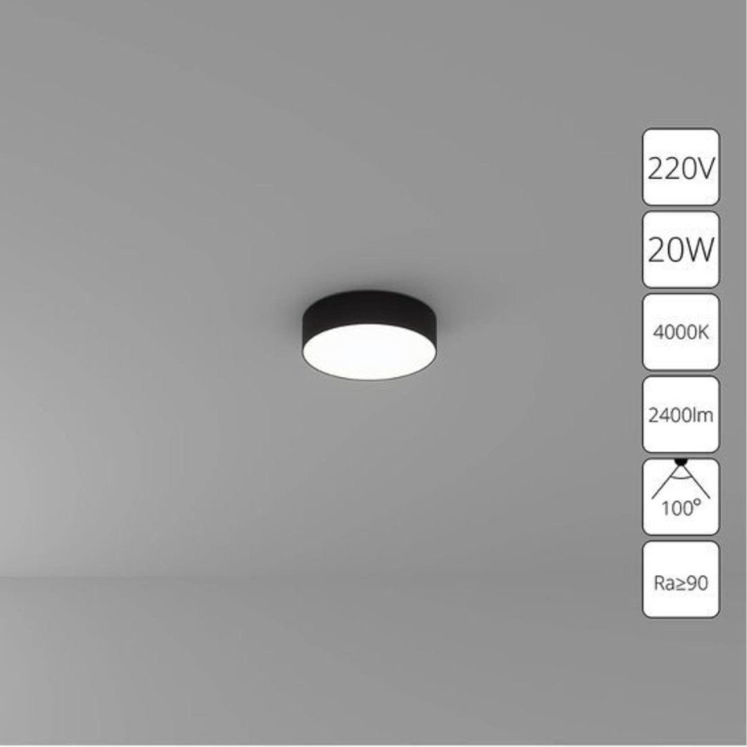 Светильник потолочный Arte Lamp LED 20 Вт черный, белый купить,NaN