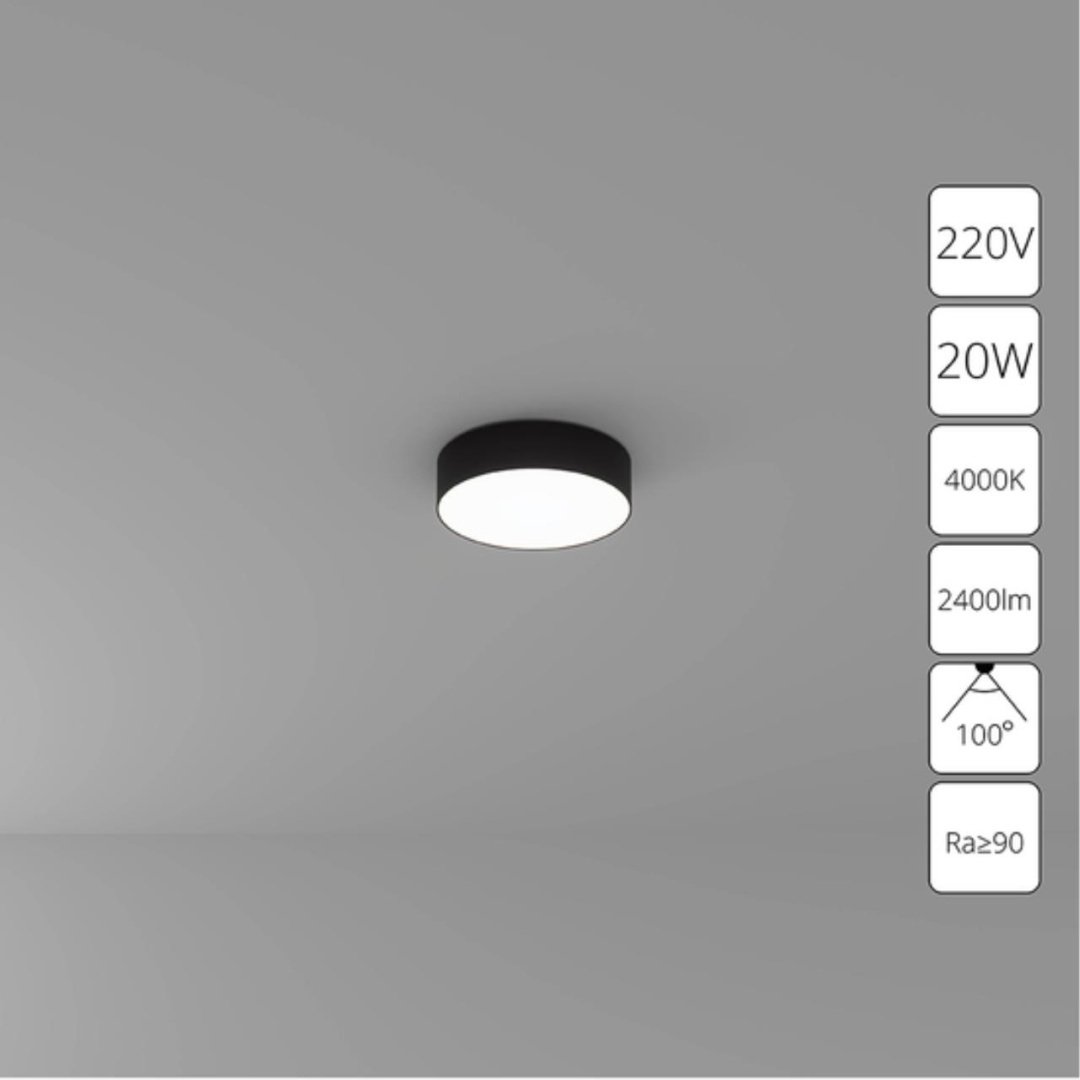 Светильник потолочный Arte Lamp LED 20 Вт черный, белый купить,NaN