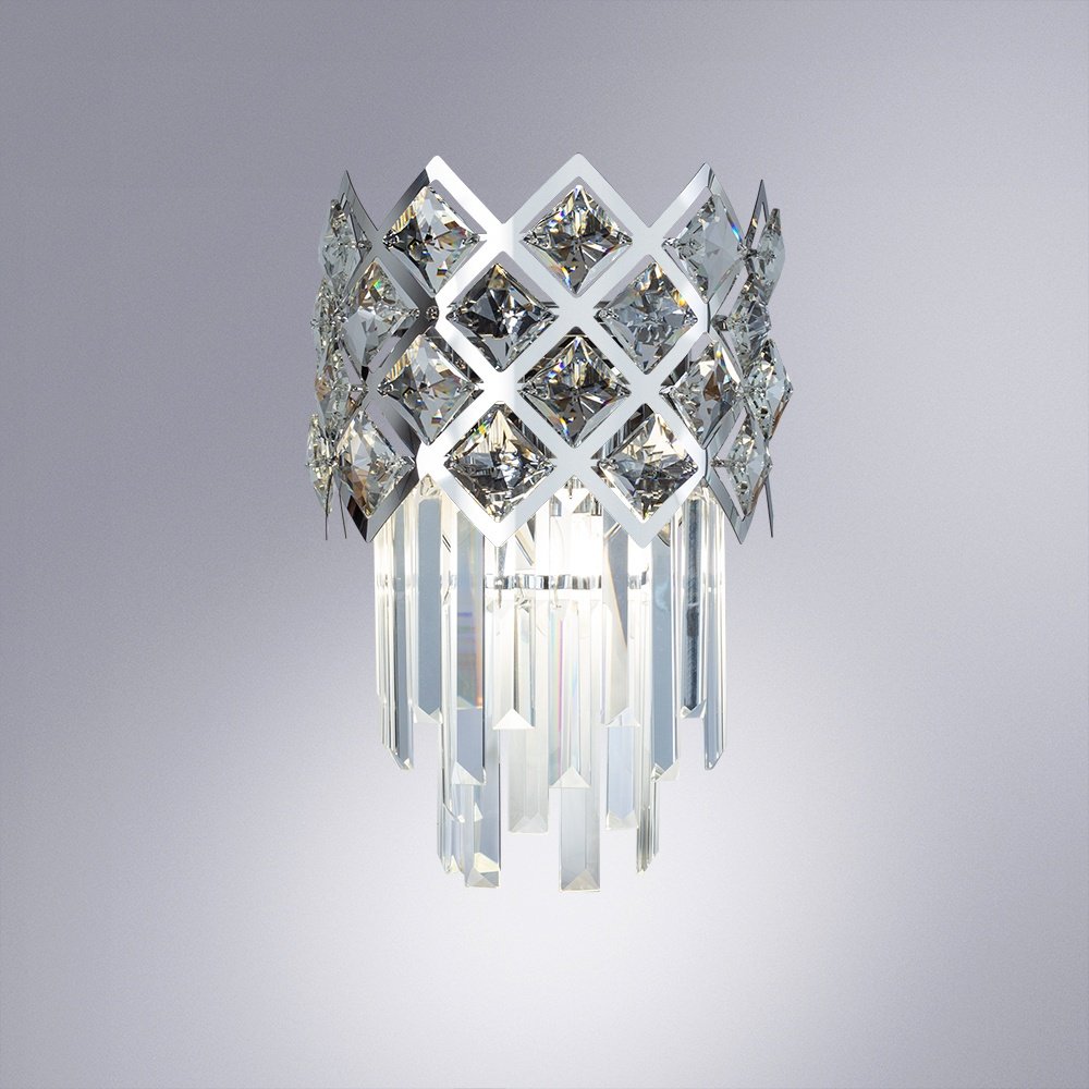 Бра настенный Arte Lamp E14, хром купить,NaN