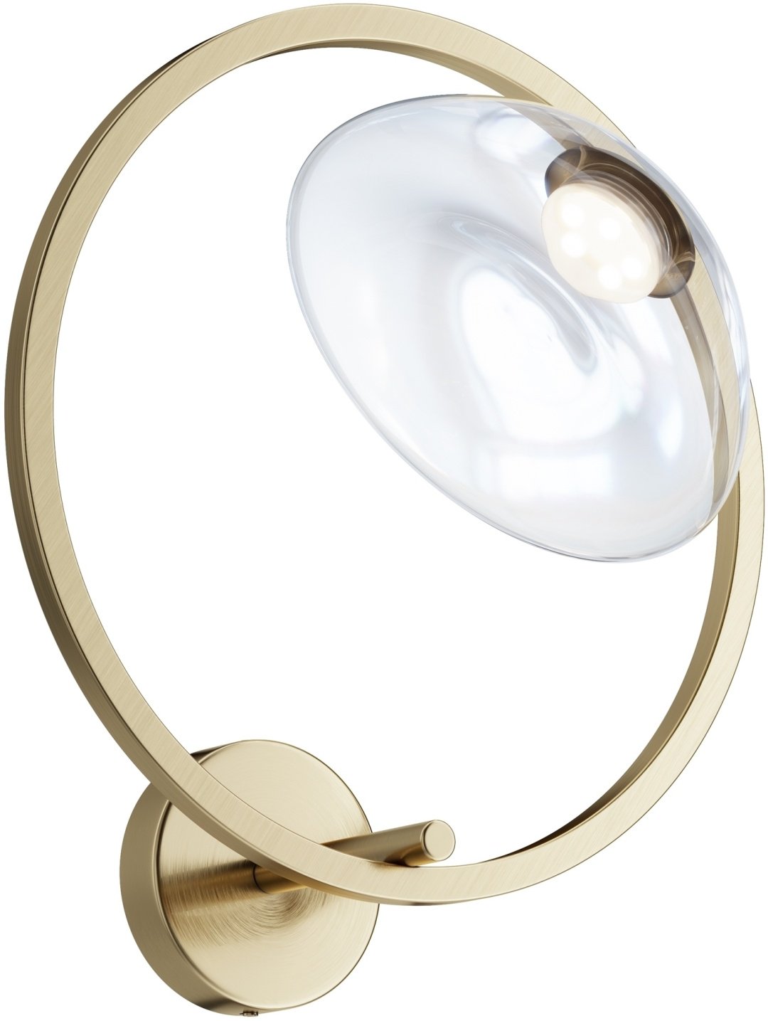 Бра настенный Maytoni LED, золотистый, прозрачный купить,NaN