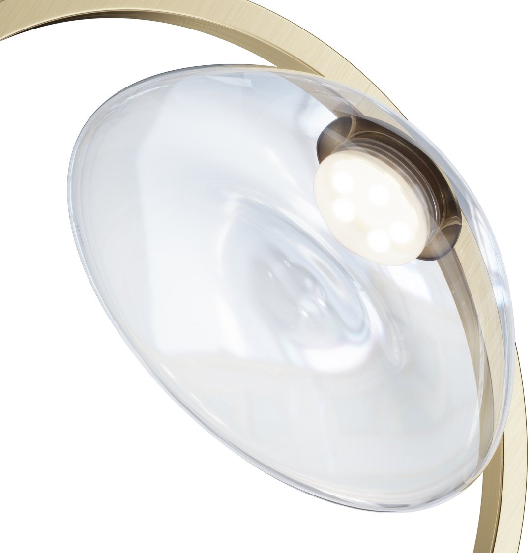 Бра настенный Maytoni LED, золотистый, прозрачный купить,NaN
