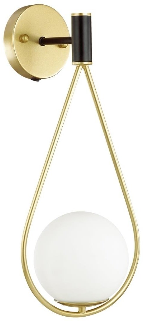 Бра настенный Odeon Light Е14, черный, золотистый, белый купить,NaN