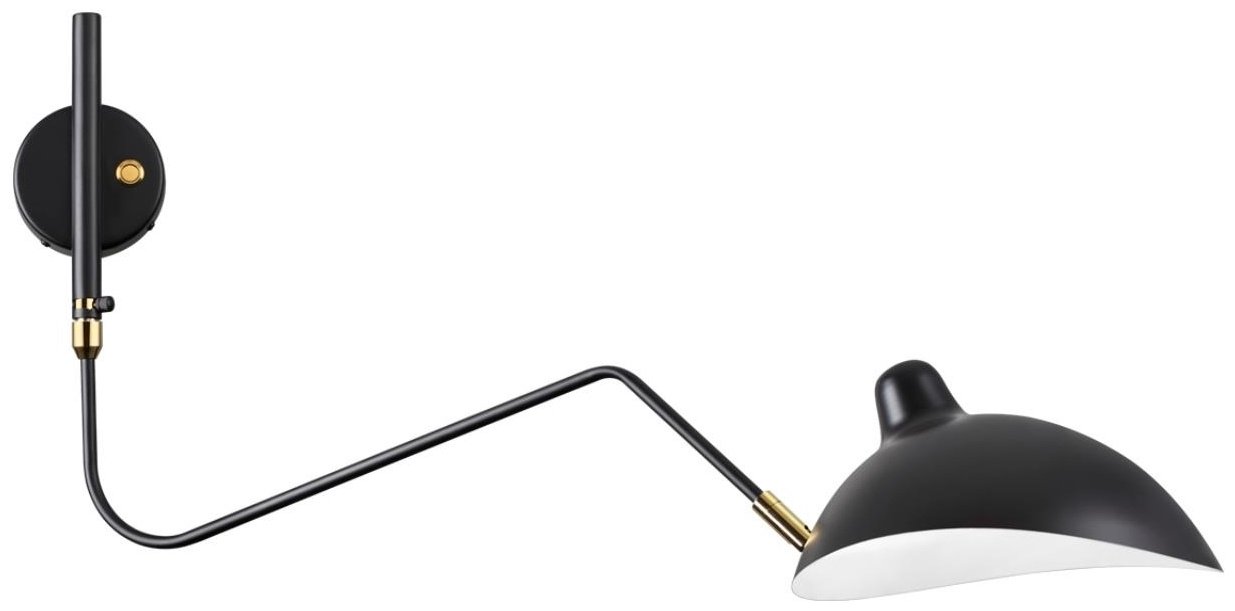 Бра настенный Odeon Light E27, черный купить,NaN
