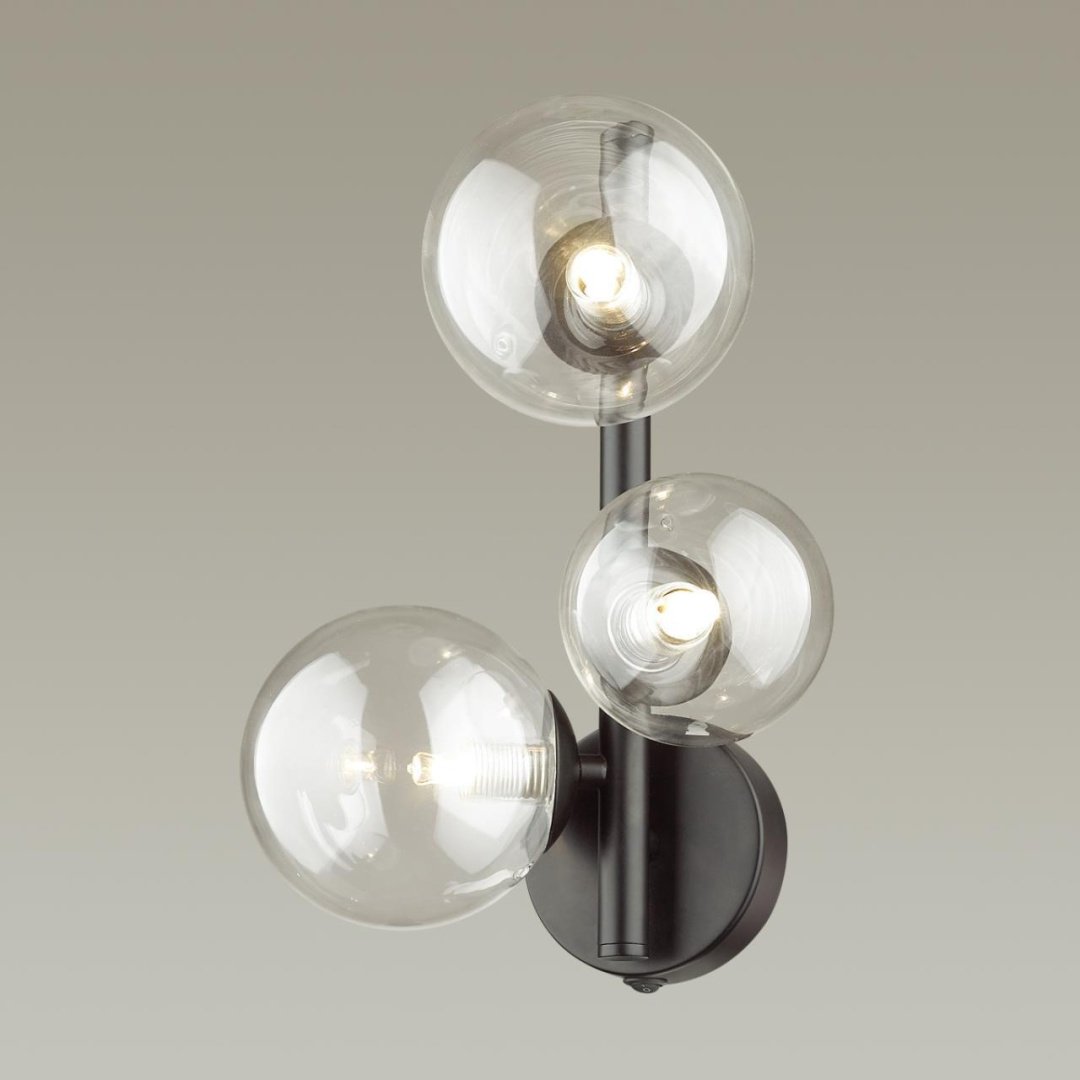 Бра настенный Odeon Light G9, черный купить,NaN