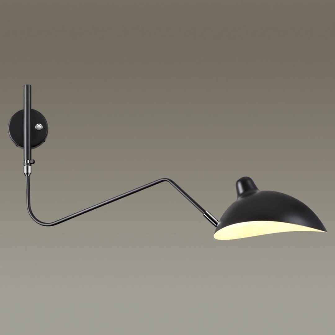 Бра настенный Odeon Light E27, черный купить,NaN