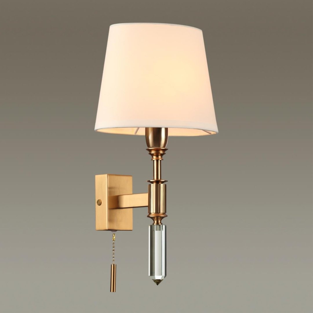 Бра настенный Odeon Light E14, белый, бронза купить,NaN