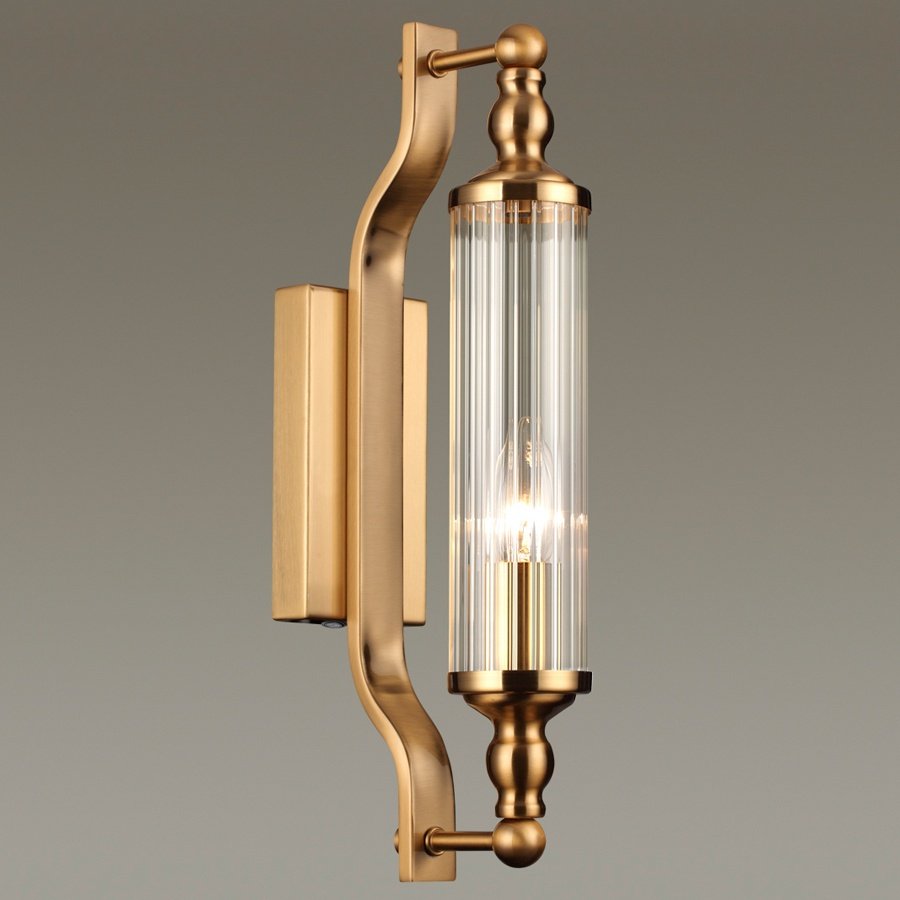 Бра настенный Odeon Light Е14, прозрачный купить,NaN