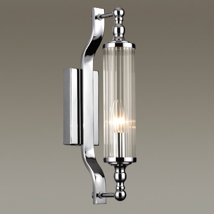Бра настенный Odeon Light Е14, прозрачный купить,NaN
