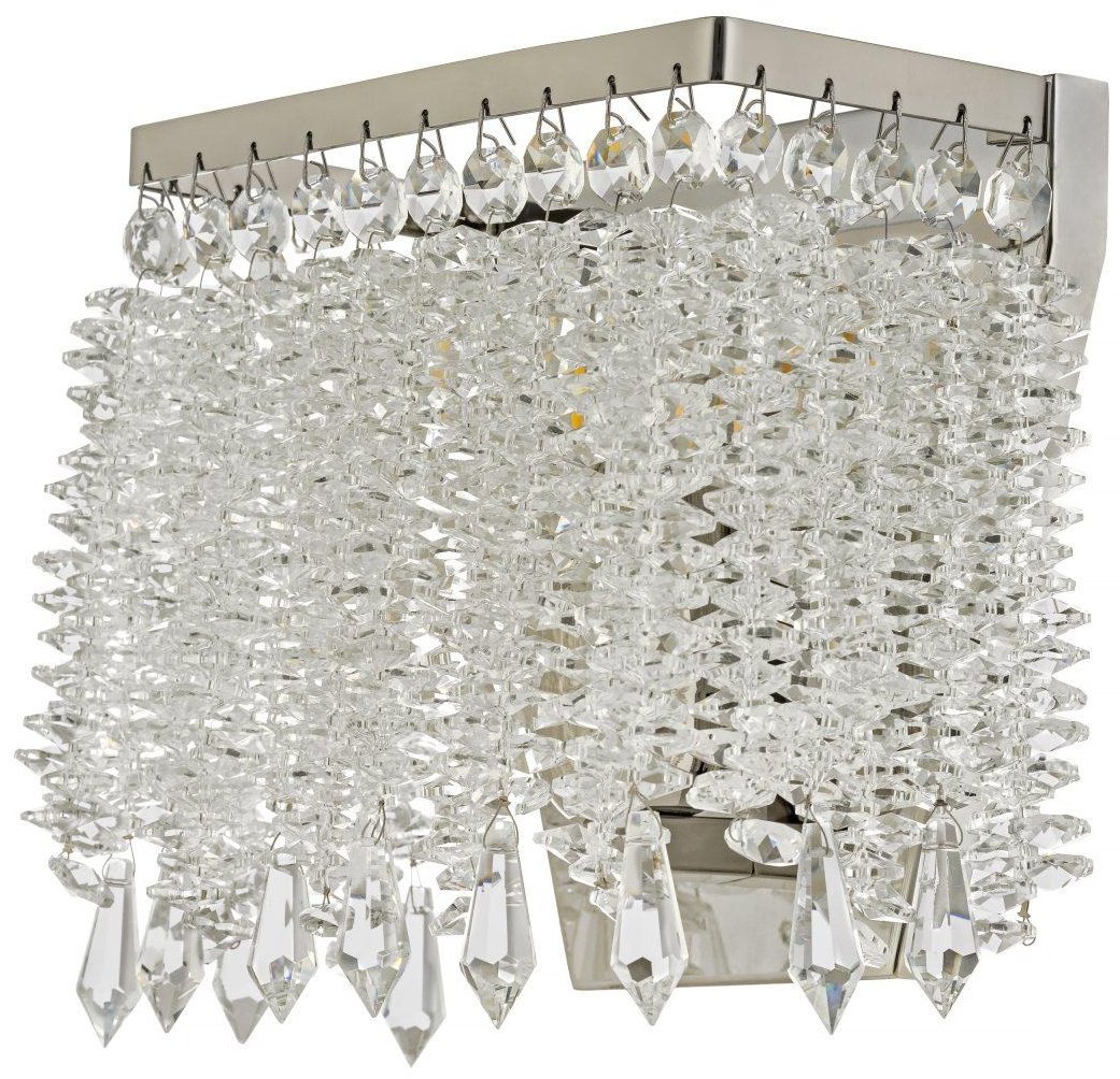 Бра настенный Arti Lampadari E27, серебристый, прозрачный купить,NaN