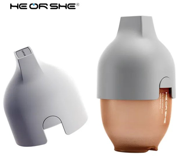 Бутылочка HEORSHE 0735940885348 серый купить,NaN