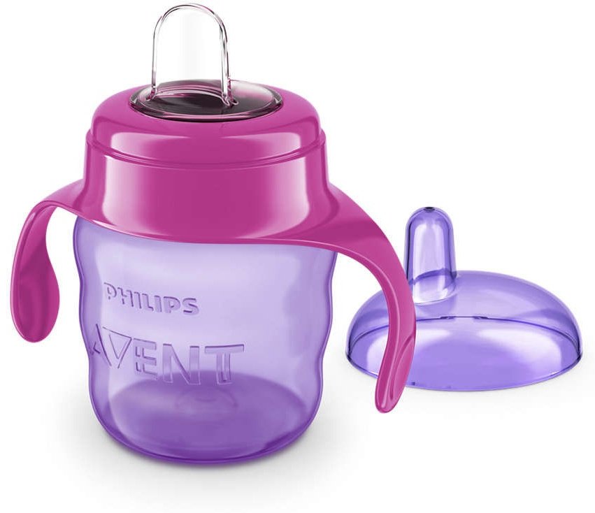 Поильник-непроливайка Philips Avent SCF551/03 Comfort, 200 мл, пластик/силикон купить,0