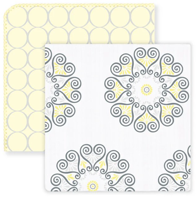 Пеленка текстильная Swaddle Designs SwaddleDuo SD-358Y, 2 шт, 118x118 см купить,NaN